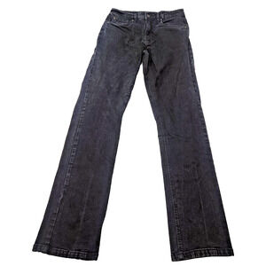 Vintage Y2K Grunge Urban Star Jeans Black Denim Straight Leg Men's Size 30x34